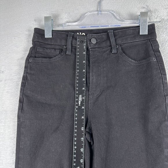 No Boundaries Skinny Jeans Womens Size 4 Mid Rise Dark Wash Stretch Black - Picture 8 of 12